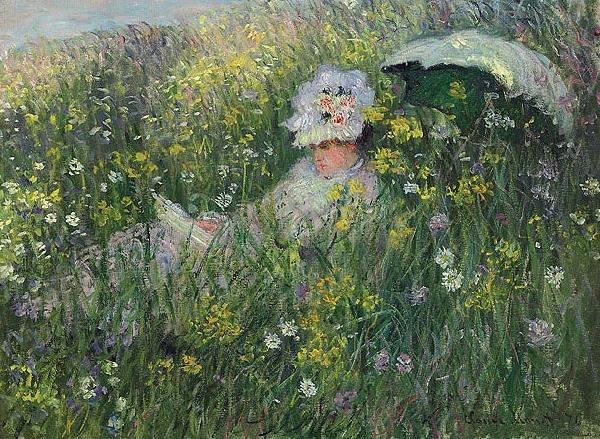 Claude Monet Dans la prairie Germany oil painting art